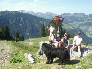 Ranghi à Châtel (74) ,été 2004 en famille