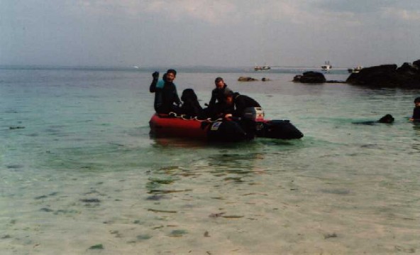 Ranghi en apprentissage sauvetage en mer à la base de Plouguernau